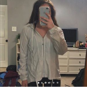 white lululemon scrunch up jacket WORN ONCE